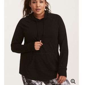 Torrid Black Pullover Active Hoodie
